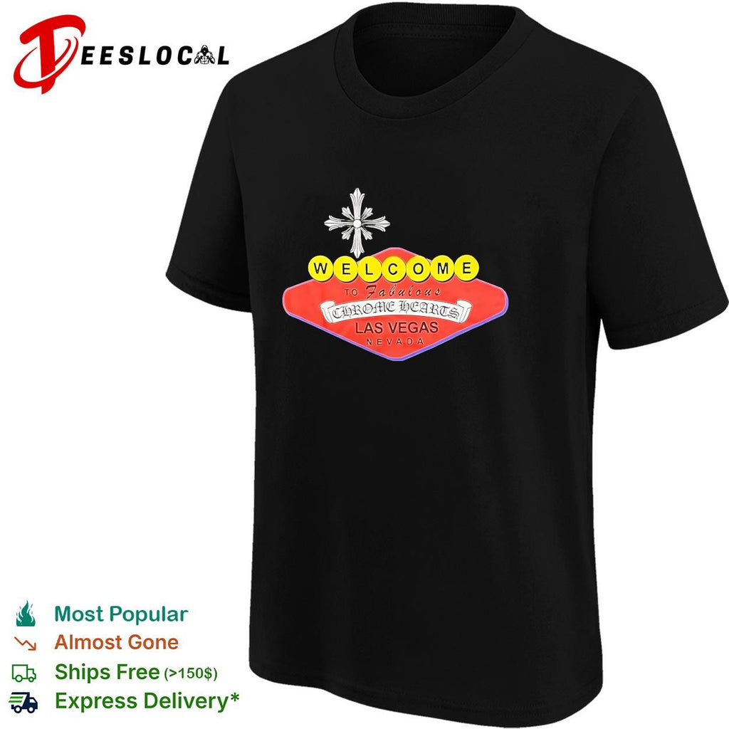 Welcome to fabulous Las Vegas Nevada gothic cross jewelry parody shirt