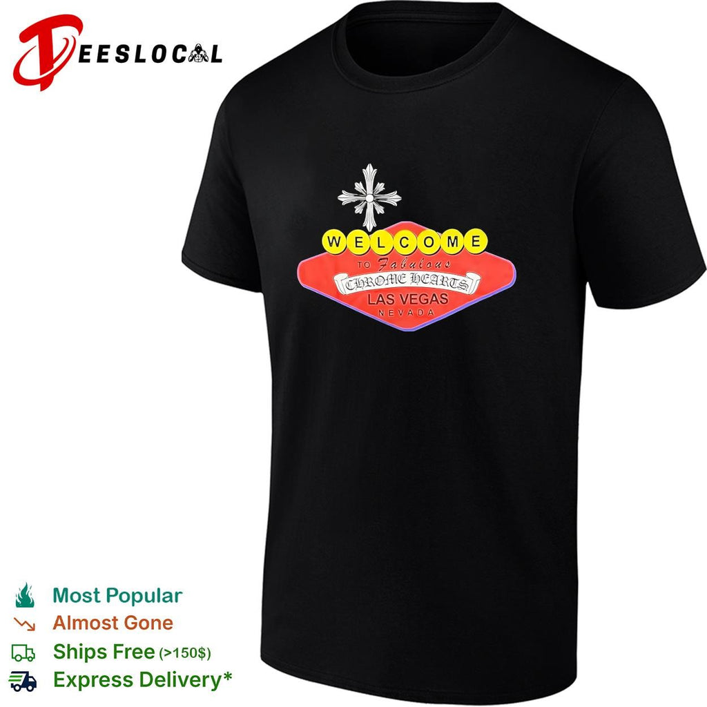 Welcome to fabulous Las Vegas Nevada gothic cross jewelry parody shirt