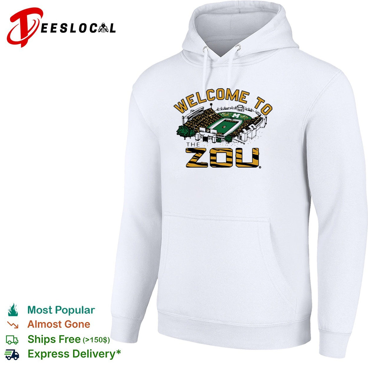 Welcome to the Zou Missouri Tigers football stadium shirt