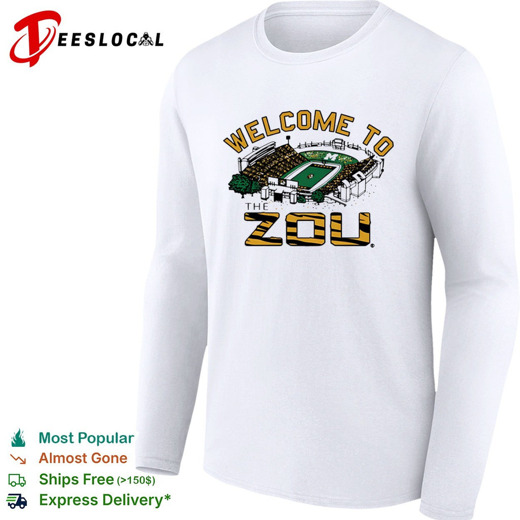 Welcome to the Zou Missouri Tigers football stadium shirt