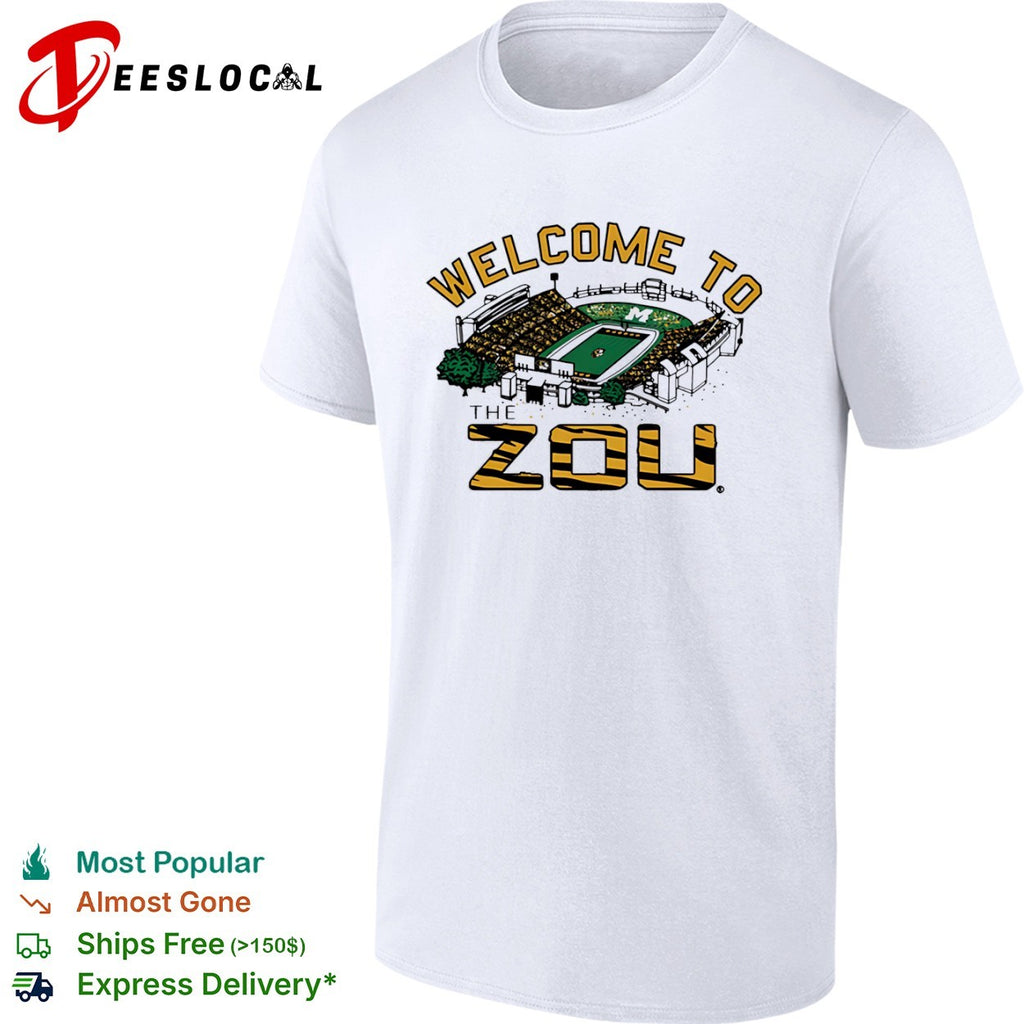 Welcome to the Zou Missouri Tigers football stadium shirt