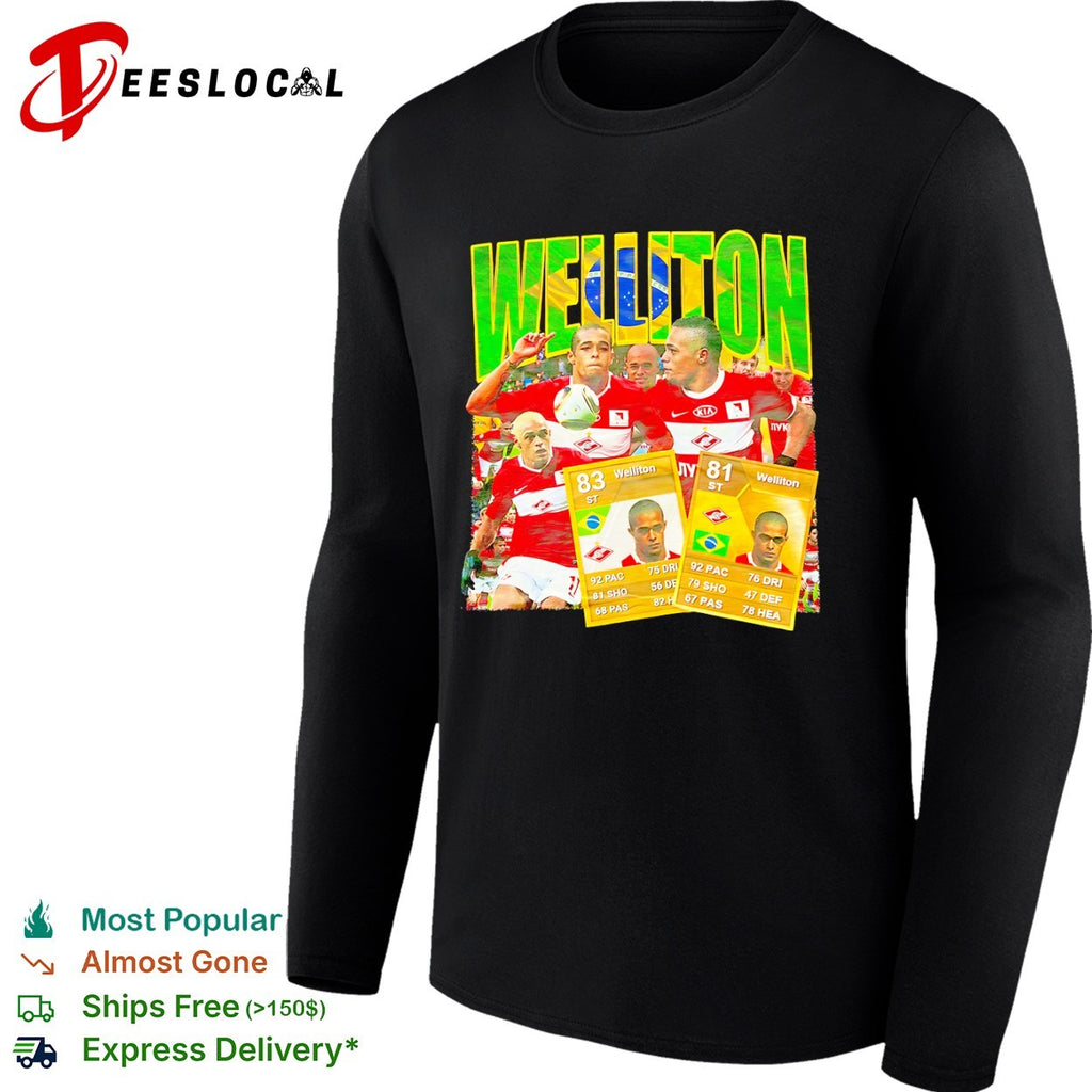 Welliton Spartak Moscow Russian Premier League FIFA Ultimate Team Soccer Shirt