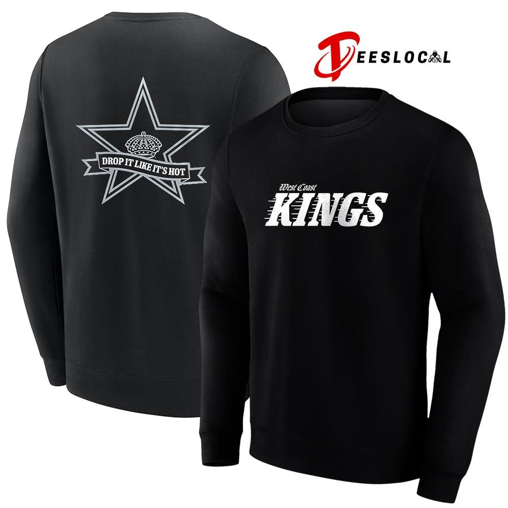 West Coast Los Angeles Kings x Back history month drop it like it’s hot logo shirt