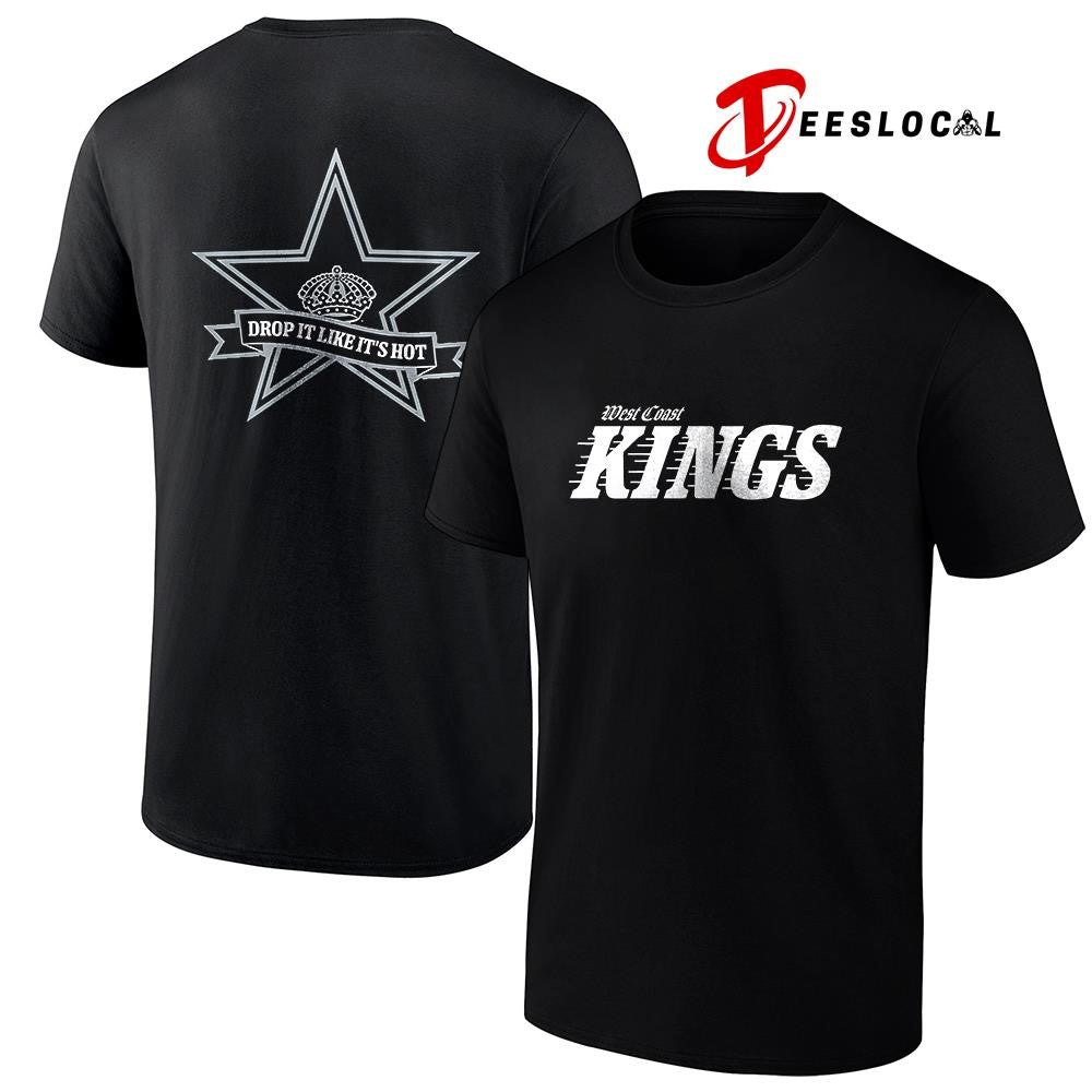West Coast Los Angeles Kings x Back history month drop it like it’s hot logo shirt