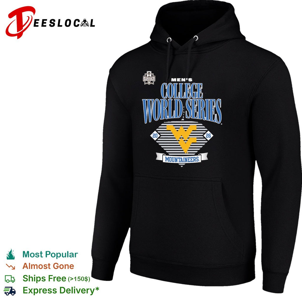 West Virginia Mountaineers 2026 NCAA College World Series Omaha event shirt
