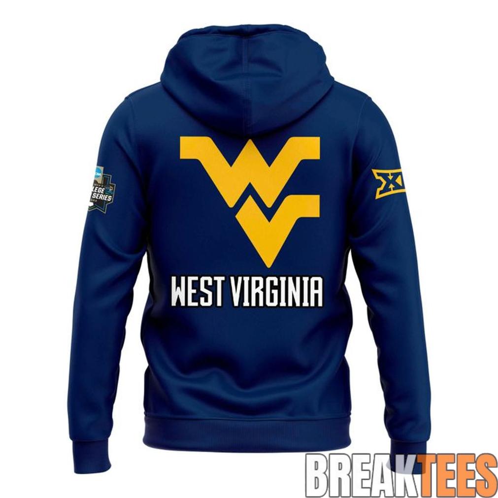 West Virginia Mountaineers 2026 NCAA Men’s Baseball Omaha College World Series Hoodie Navy