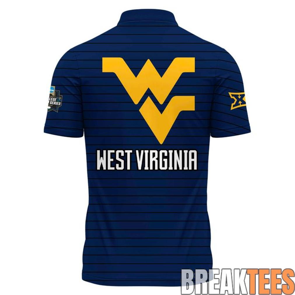 West Virginia Mountaineers 2026 NCAA Mens Baseball Omaha College World Series Polo