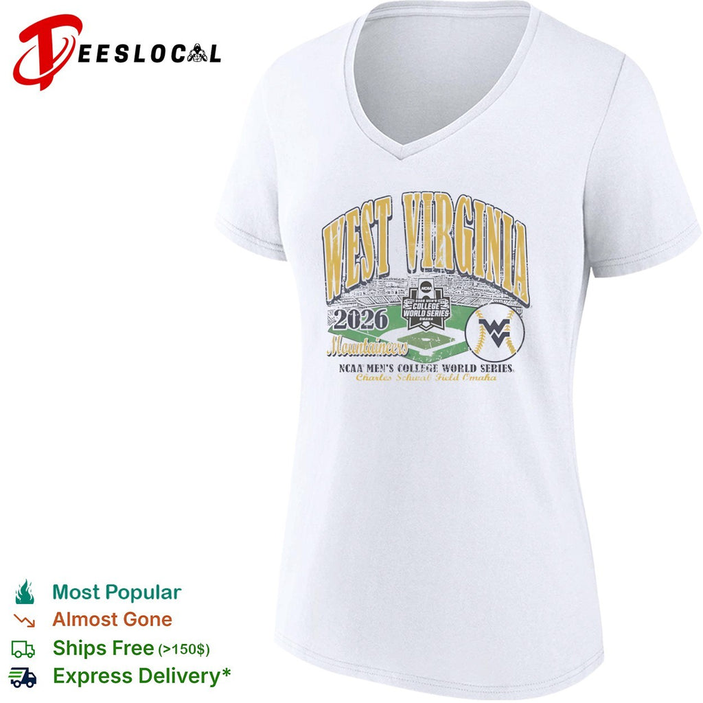 West Virginia Mountaineers 2026 NCAA Mens College World Series shirt