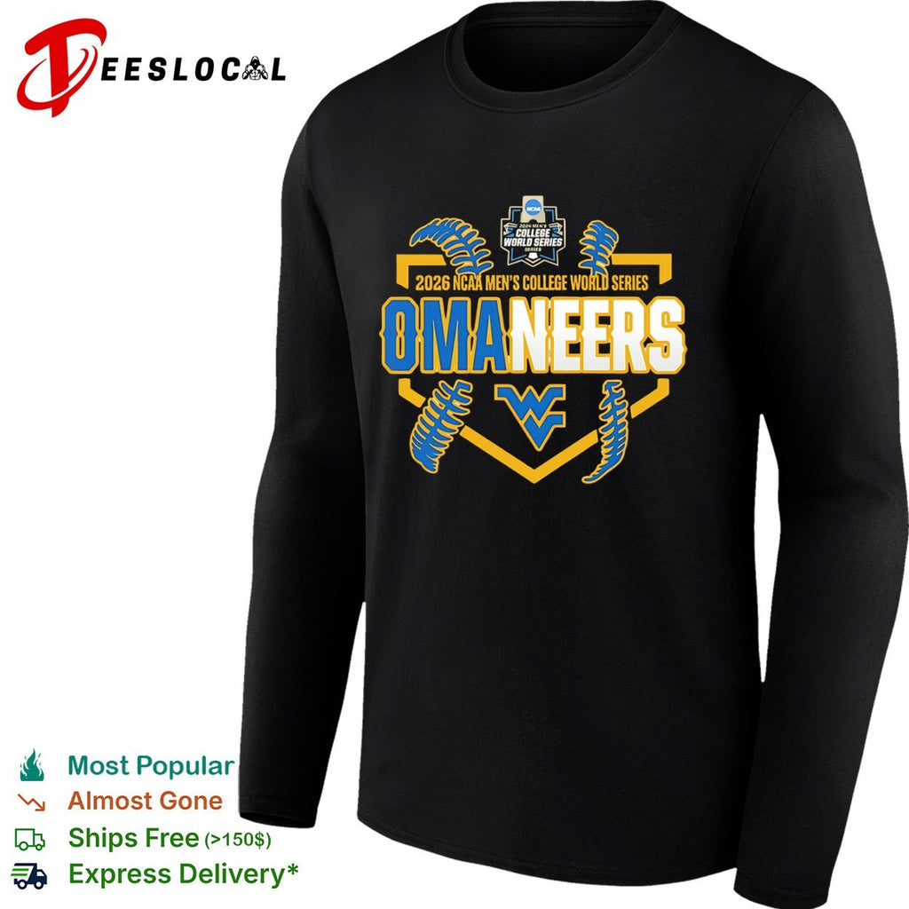 West Virginia Mountaineers 2026 NCAA Men’s College World Series OmaNeers shirt