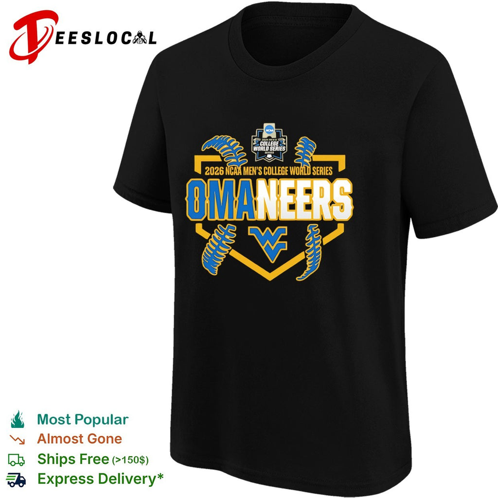 West Virginia Mountaineers 2026 NCAA Men’s College World Series OmaNeers shirt