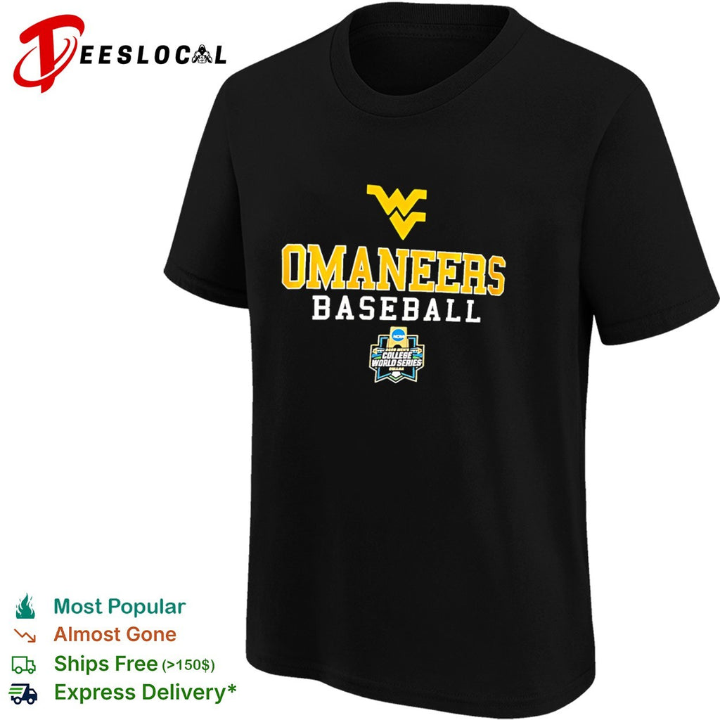 West Virginia Mountaineers Baseball 2024 College World Series Omaha shirt