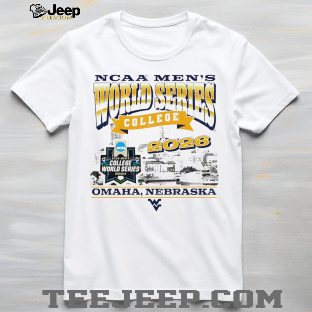West Virginia Mountaineers Baseball Morgantown Regional 2026 skyline shirt