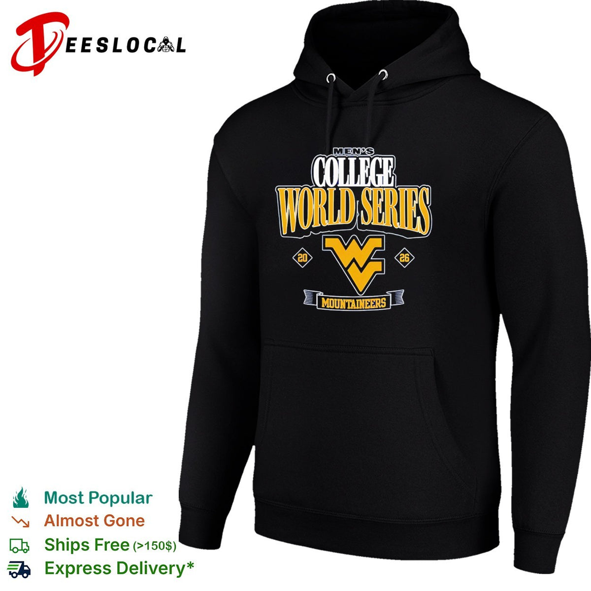 West Virginia Mountaineers College World Series 20 26 Mountaineers shirt