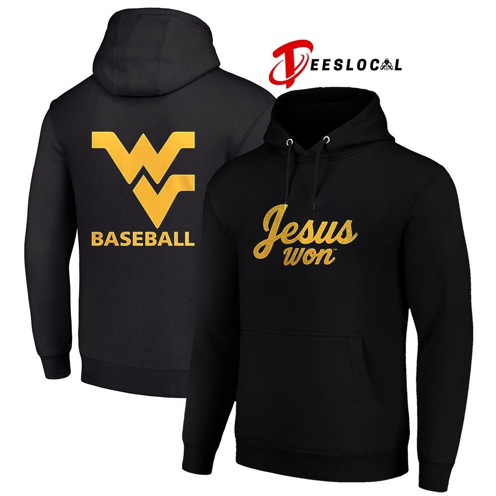 West Virginia Mountaineers Jesus won logo shirt