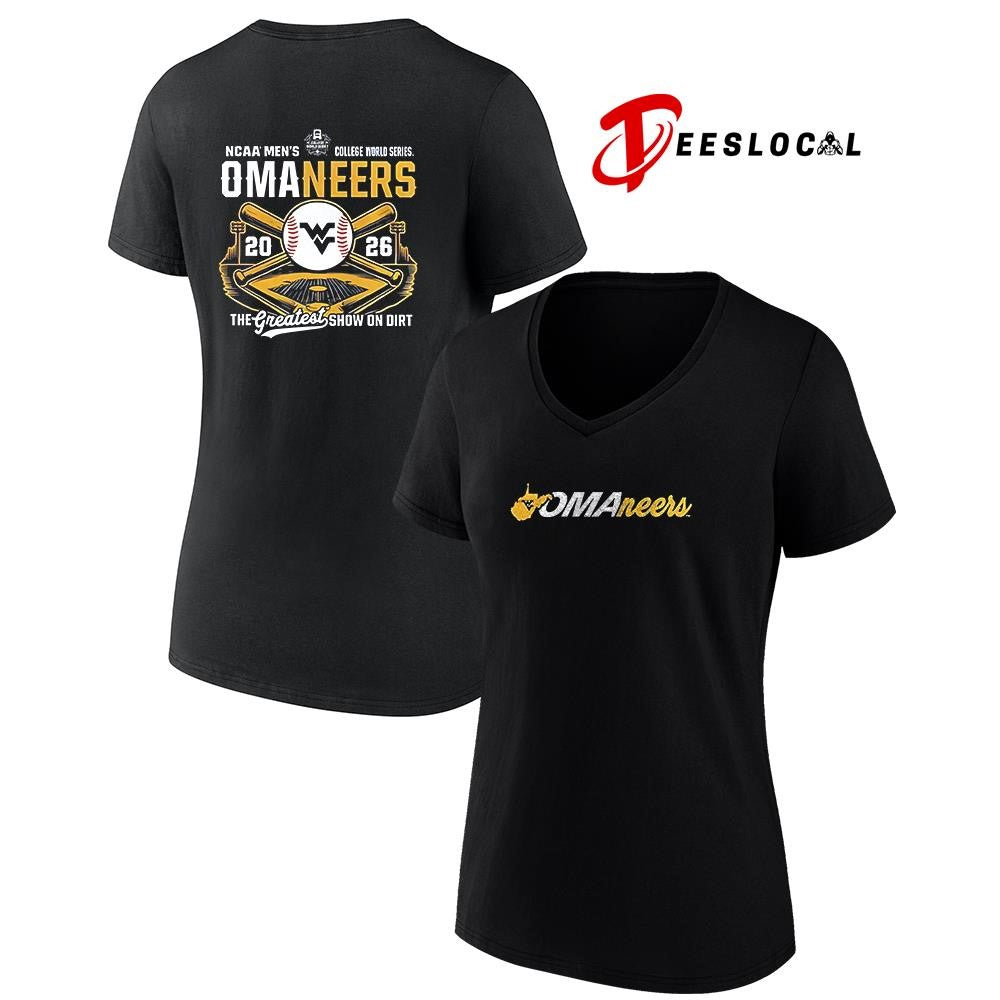 West Virginia Mountaineers NCAA baseball me’s college world series the greatest show on dirt shirt