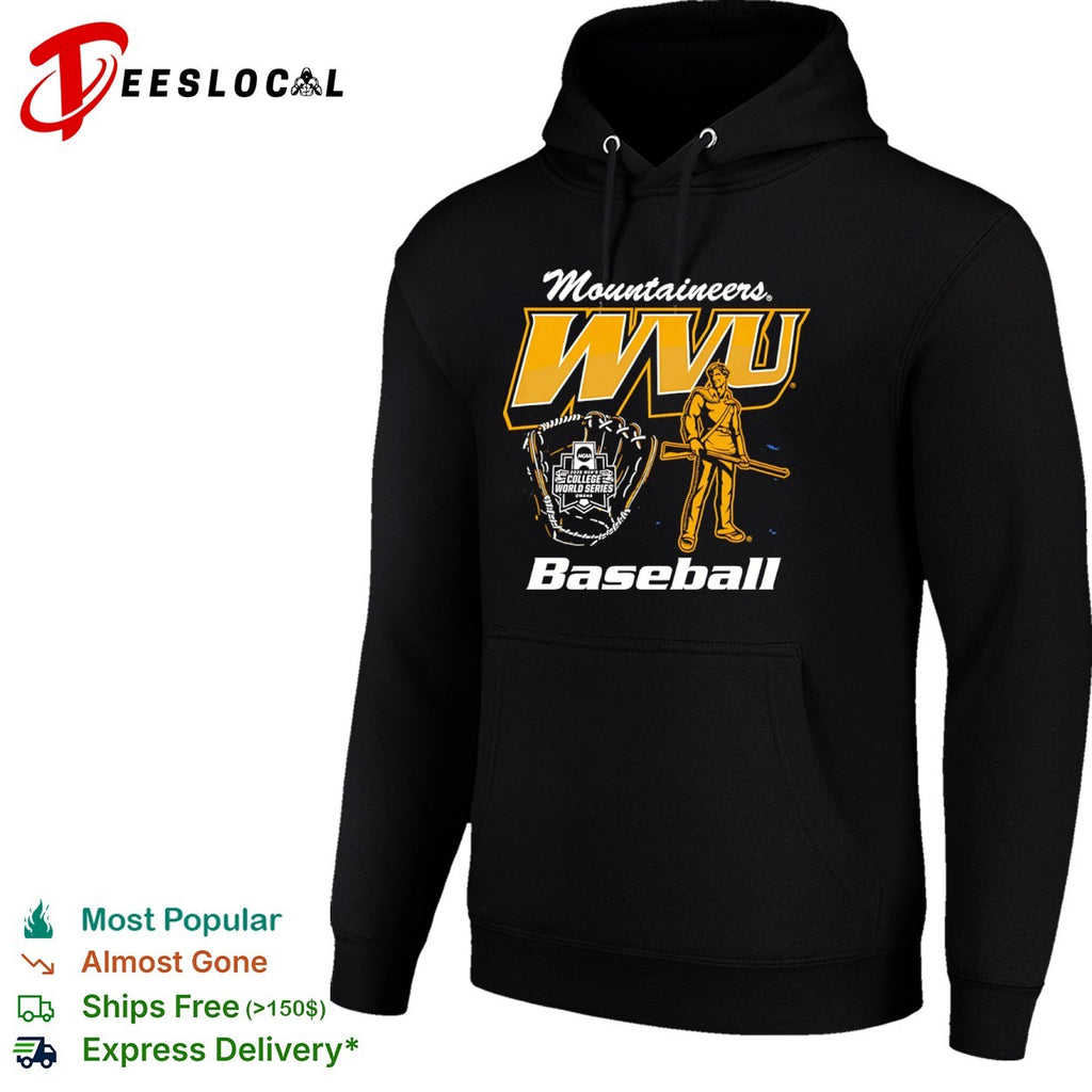 West Virginia Mountaineers University 2026 Mens College World Series Baseball shirt