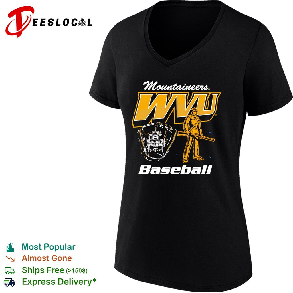 West Virginia Mountaineers University 2026 Mens College World Series Baseball shirt