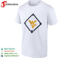 West Virginia Mountaineers WV Logo Baseball Diamond shirt