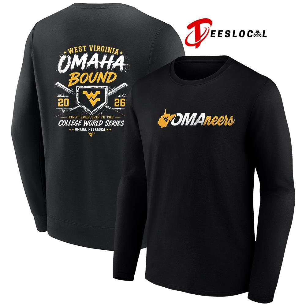 West Virginia Mountaineers first ever trip to the College World series Omaneers graphic shirt