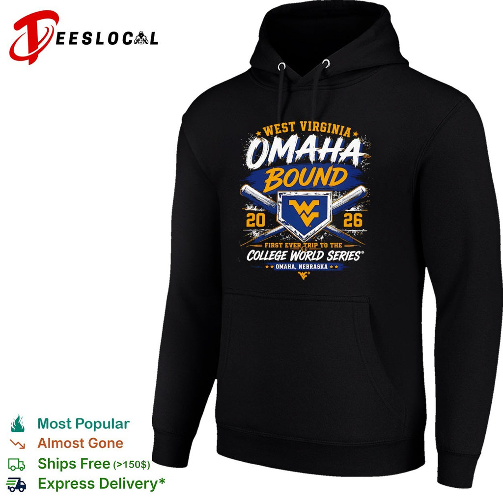 West Virginia Omaha Bound 20 26 First Ever Trip to the College World Series shirt