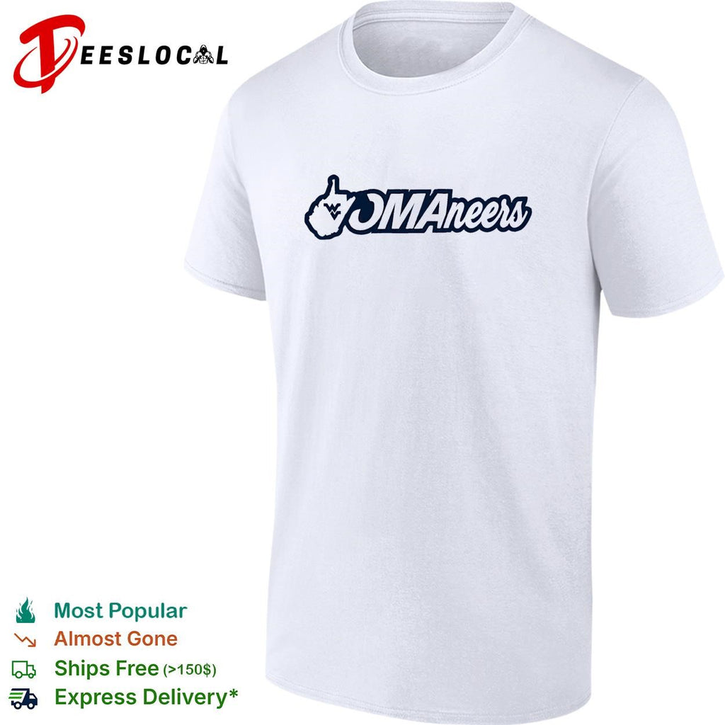 West Virginia Omaha bound mountaineer mascot logo shirt