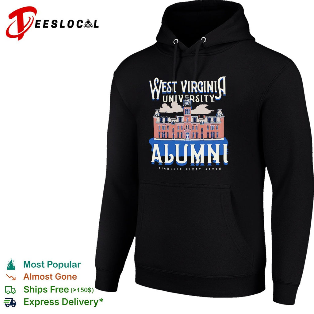 West Virginia University Alumni Eighteen Sixty Seven Woodburn Hall College shirt