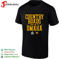 West Virginia country roads take me to Omaha NCAA baseball shirt