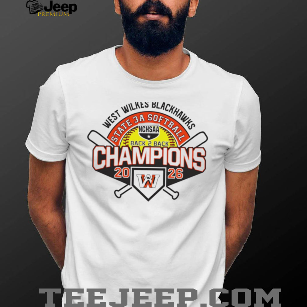 West Wilkes Blackhawks 2026 NCHSAA State 3A Softball Champions shirt