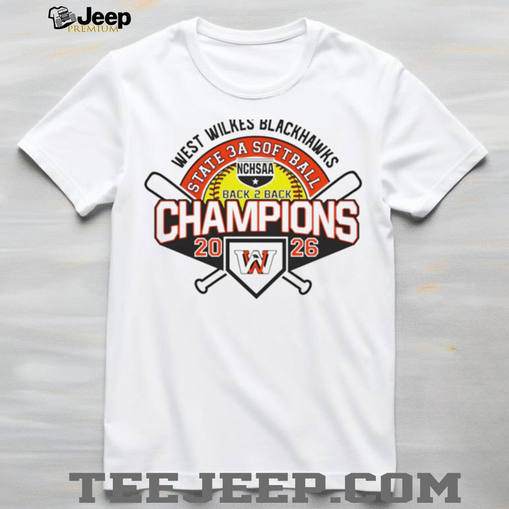 West Wilkes Blackhawks 2026 NCHSAA State 3A Softball Champions shirt
