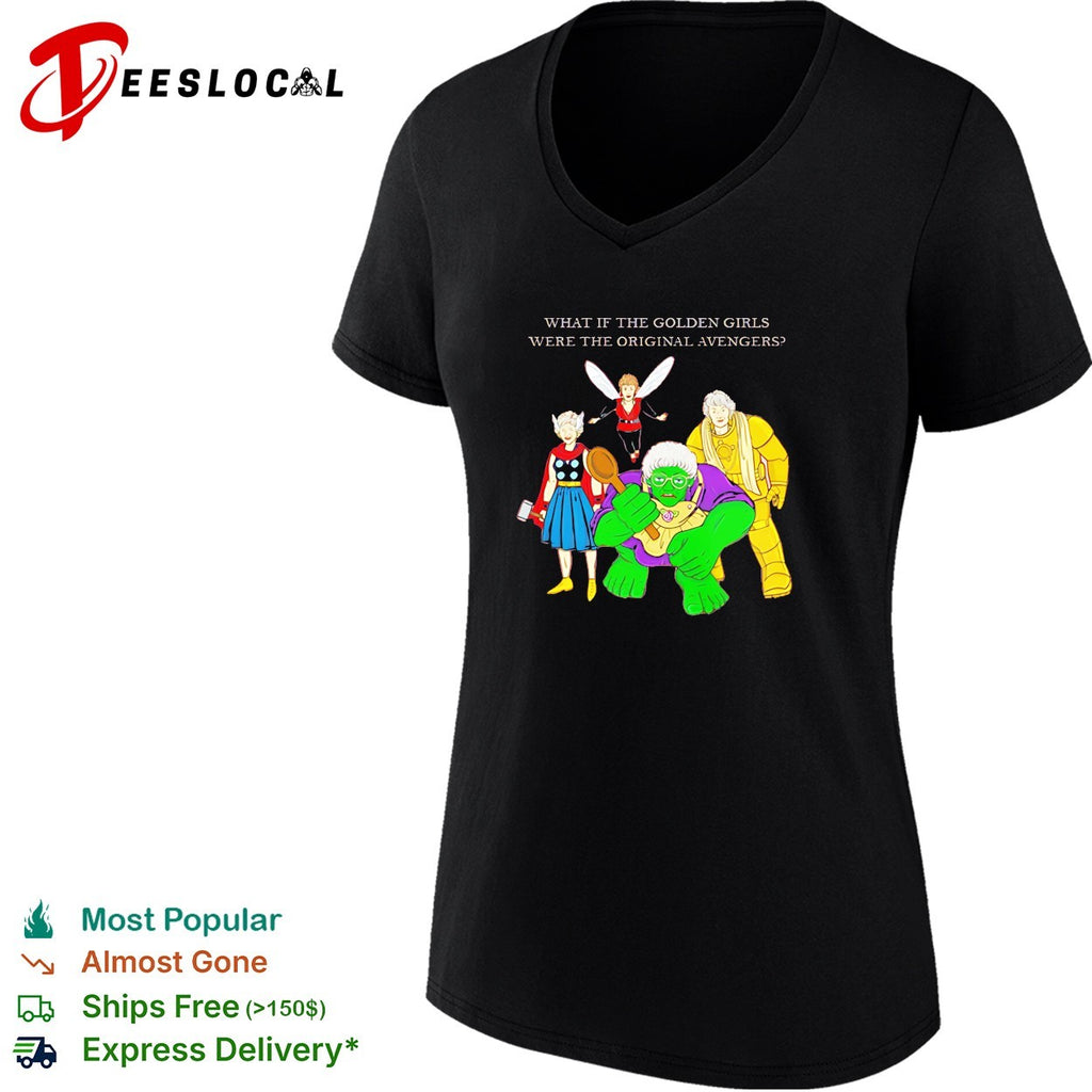 What if the Golden Girls were the original Avengers parody illustration shirt