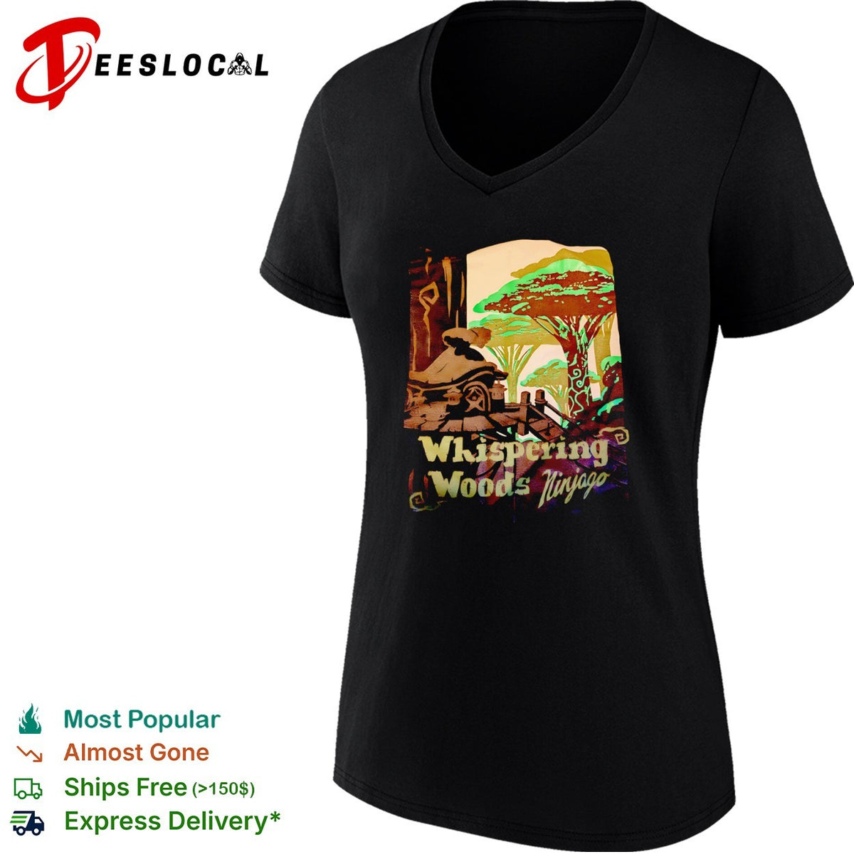 Whispering Woods Ninjago Forest Temple Scene Lego Ninjago Masters of Spinjitzu shirt