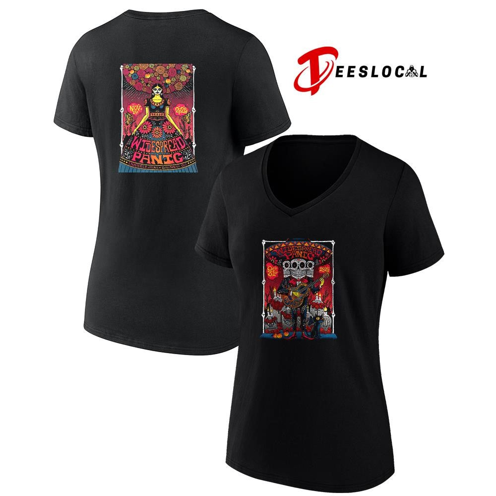 Widespread Panic Savannah Georgia Enmarket Arena Day Of The Death poster graphic shirt