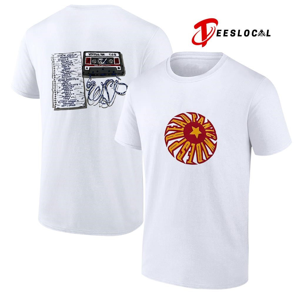 Widespread Panic in the streets cassette graphic shirt