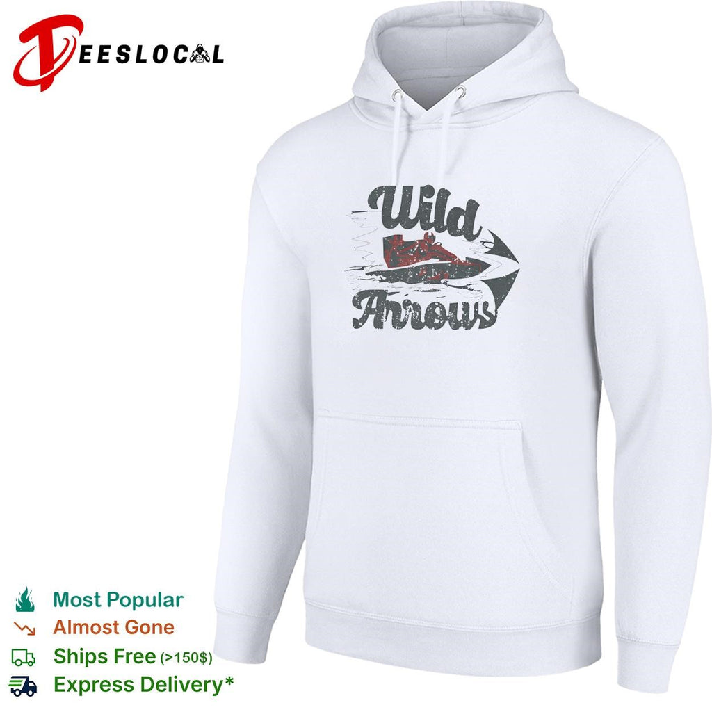 Wild Arrows speedboat racing vintage retro art shirt