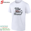 Wild Arrows speedboat racing vintage retro art shirt