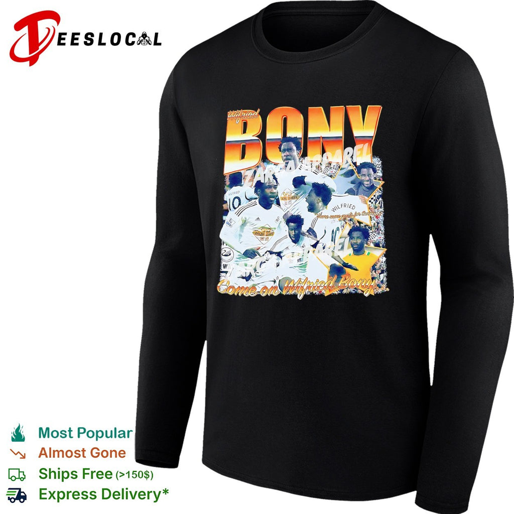 Wilfried Bony Swansea City AFC Premier League Come on Wilfried Bony shirt