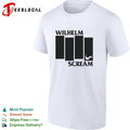 Wilhelm Scream Black Flag Logo Parody Reference Film shirt