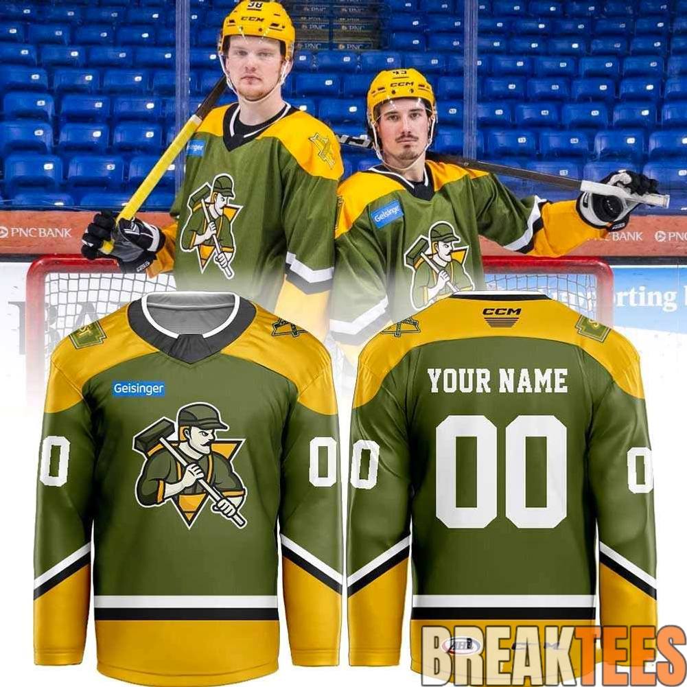 WilkesBarreScranton Penguins Steamtown Gandy Dancers Hockey Jersey