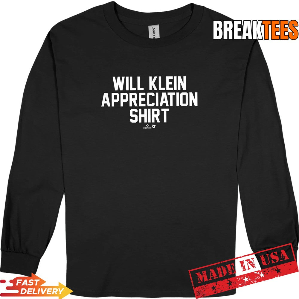 Will Klein Appreciation Shirt Los Angeles Baseball T-Shirt