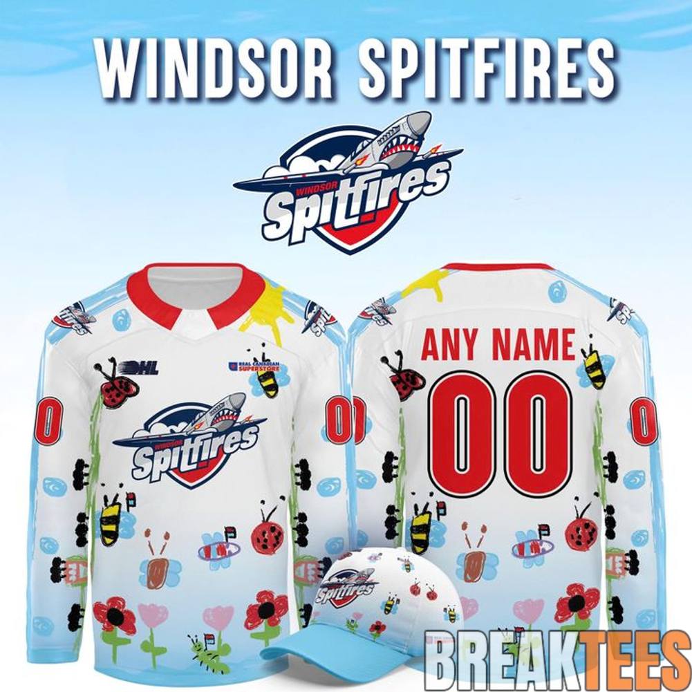 Windsor Spitfires Special New 2026 Hockey Jersey