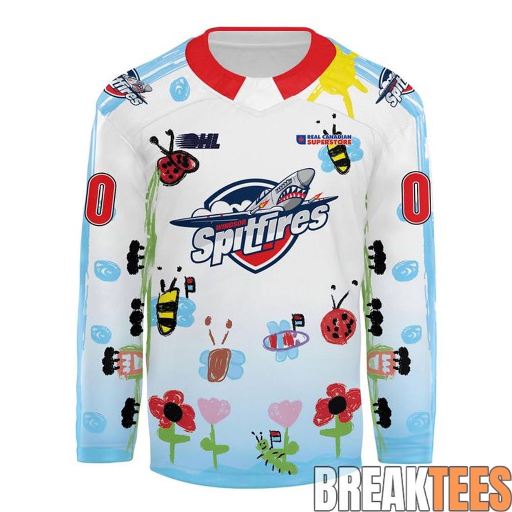 Windsor Spitfires Special New 2026 Hockey Jersey