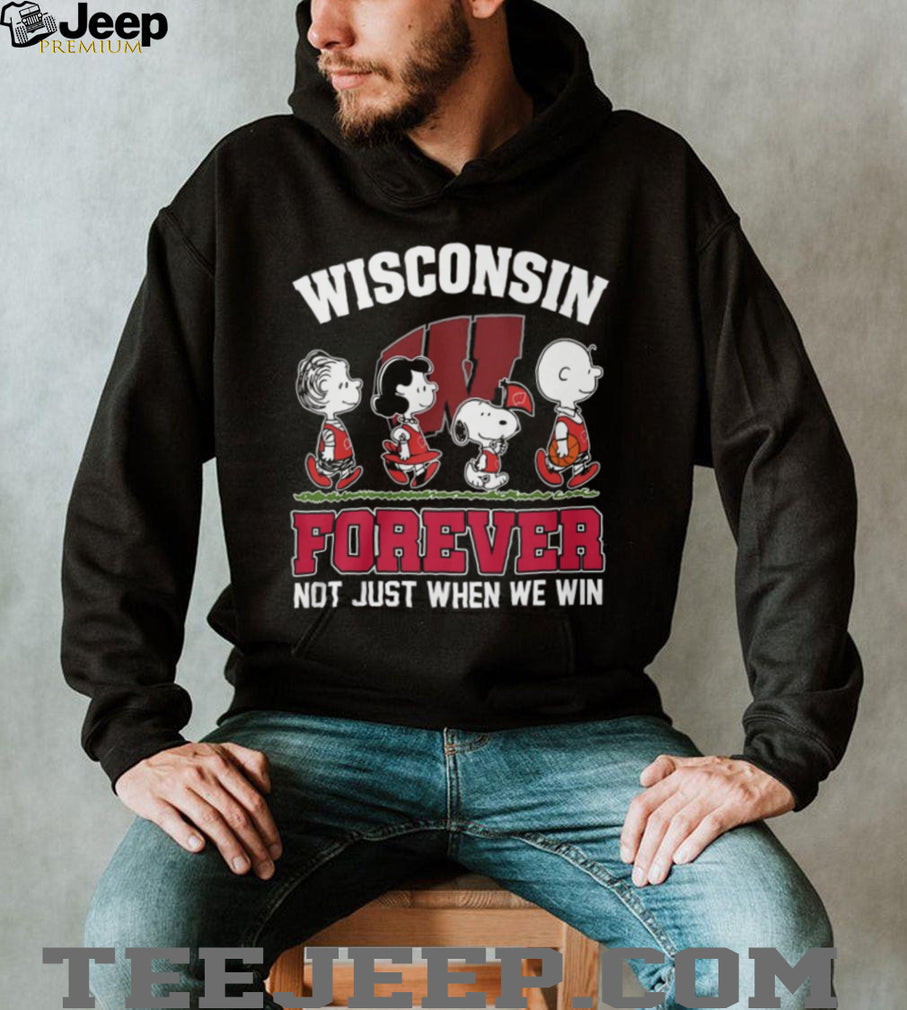 Wisconsin Badgers Peanuts Forever Not Just When We Win T Shirt