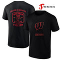 Wisconsin Badgers x Charlie Kirk United in service freedom graphic shirt