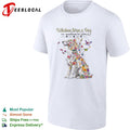 Wisdom form a Dog Love unconditionally live joyfully floral butterfly nature shirt