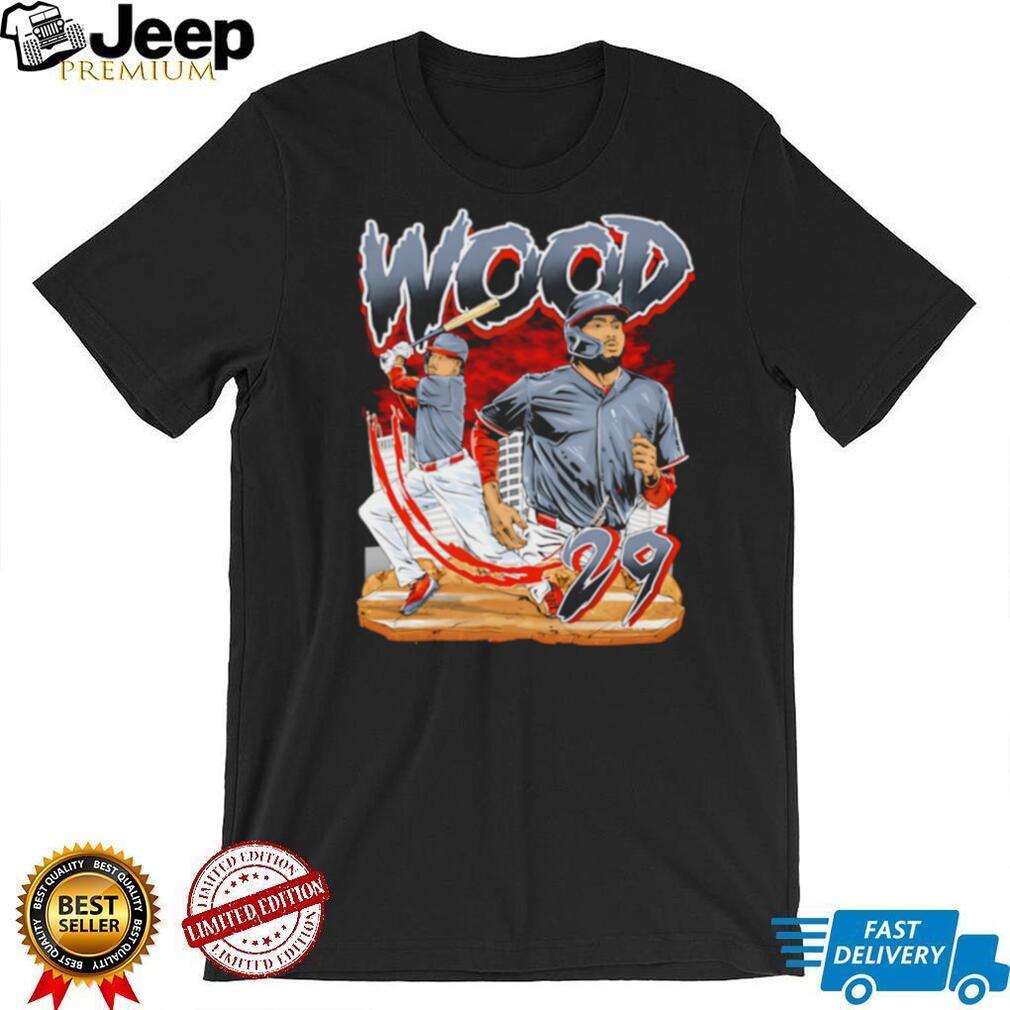 Wood 29 Baseball Player City T Shirt
