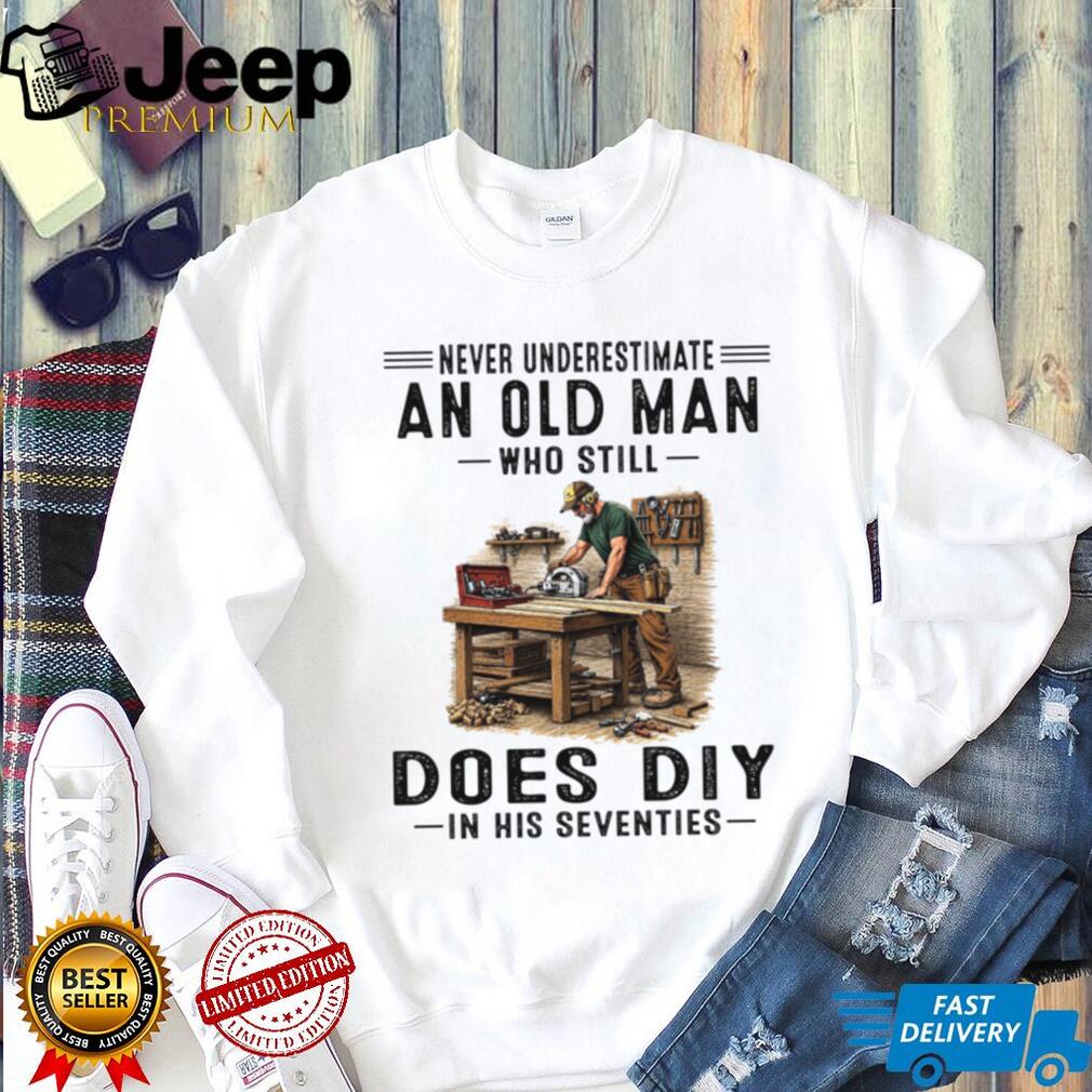 Woodworking Carpenter Man Seventies DIY Hobbyist Shirt