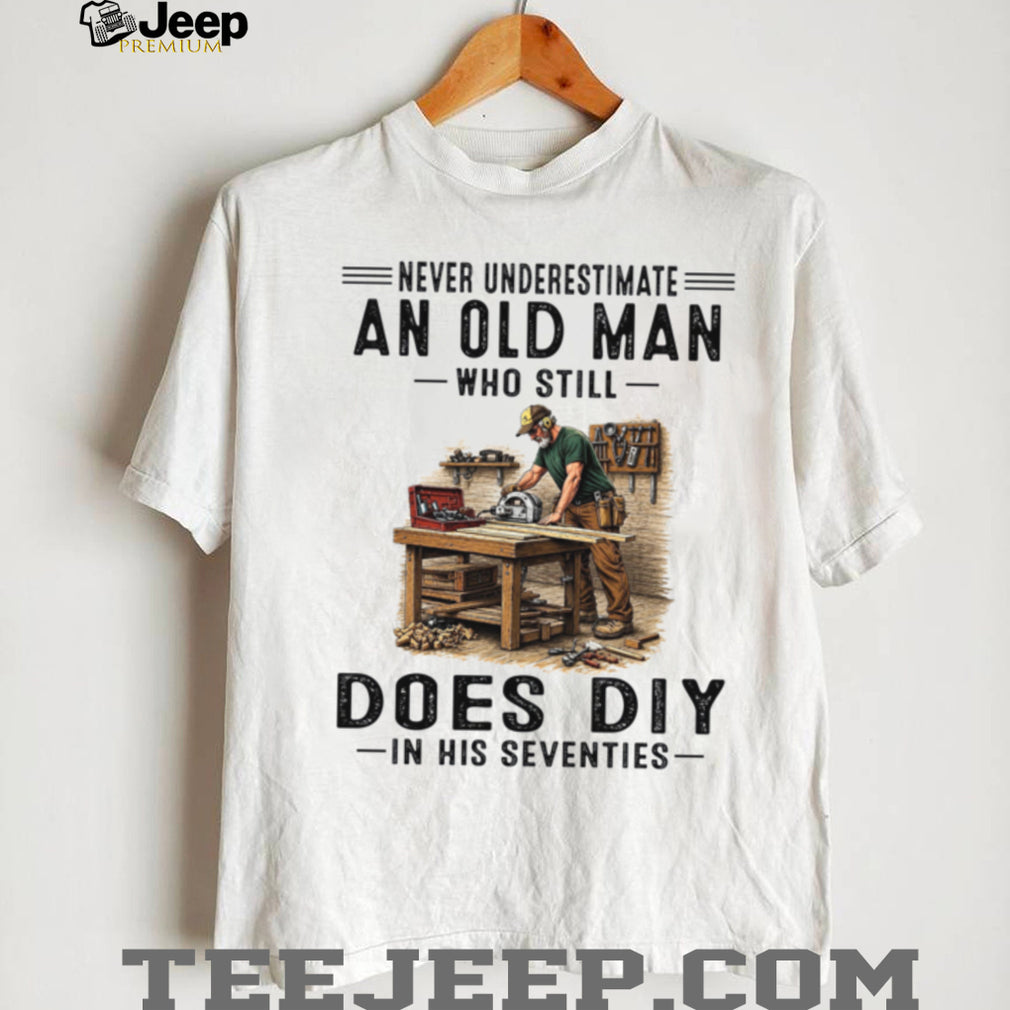 Woodworking Carpenter Man Seventies DIY Hobbyist Shirt