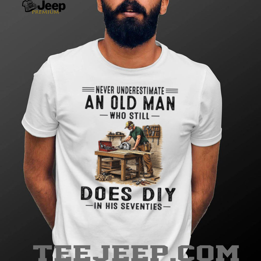 Woodworking Carpenter Man Seventies DIY Hobbyist Shirt
