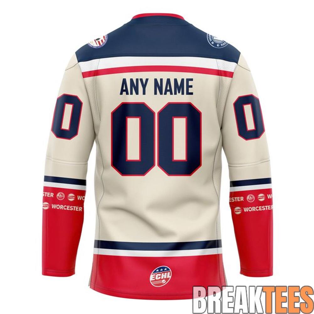 Worcester Railers 2026 Military Appreciation Night Hockey Jersey