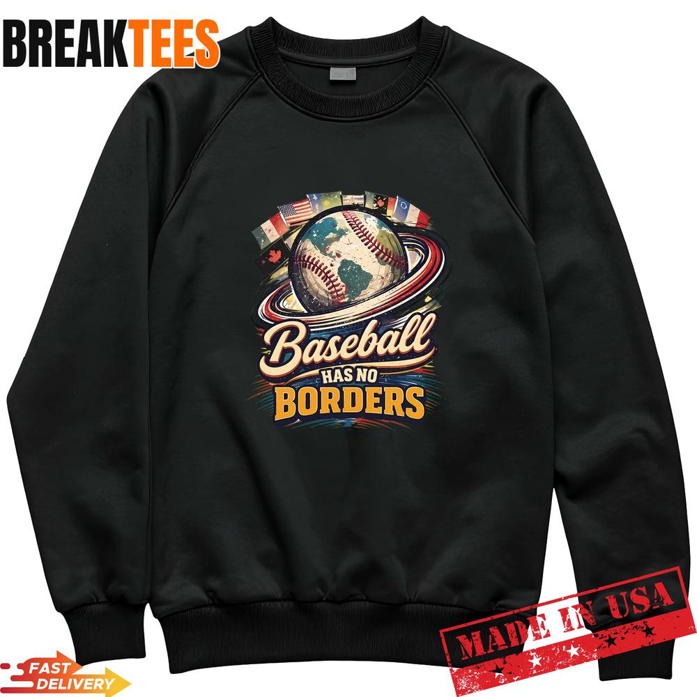 World Baseball Classic 2026 Baseball Has No Borders Fan T-Shirt